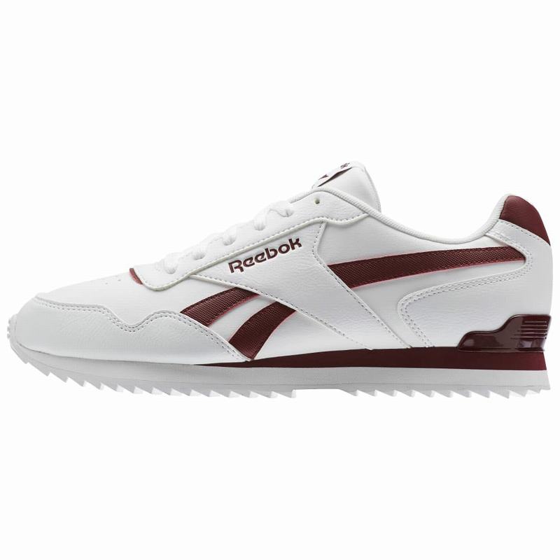 Reebok Royal Glide Tenisky Damske - Biele/Bordove SV9158OB